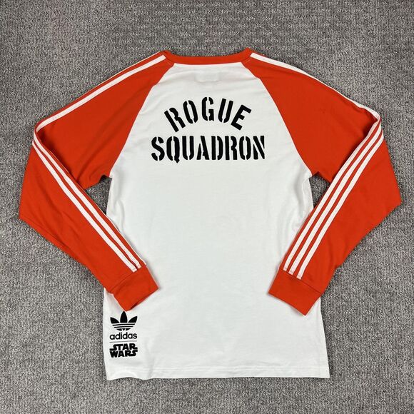 Star Wars Adidas Shirt Men M Rebel Alliance Rogue Squadron Luke Skywalker X Wing - Picture 2 of 13